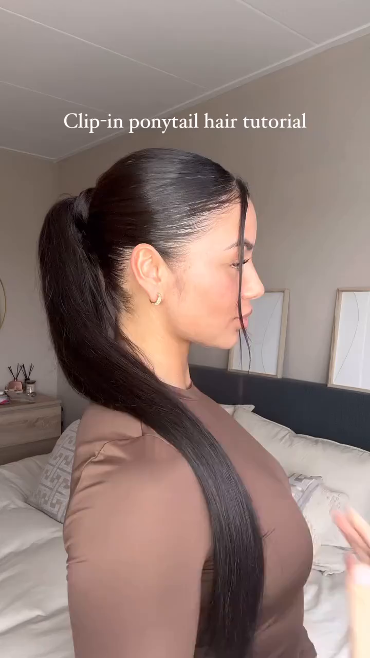 Video #2 from _chayna with the caption: Clip-in ponytail hair tutorial rapunzelofsweden 

“Chayna15” gives 15% off on everything except for Lace Wig, Ola Plex or K18.

#hairtutorial #hairstyles #hairstyle #hairtransformation #ponytail #clipinextensions #clipinhair #hair